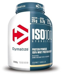 Dymatize Iso100 Hydrolyzed 100% Whey Protein Isolate 2200g Gourmet Vanilla características