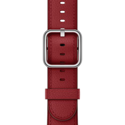 Apple Watch 38 mm Classic Leather Strap ruby características