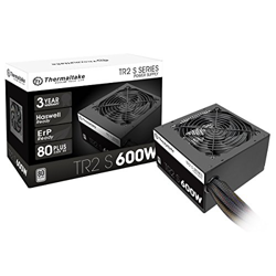 THERMALTAKE TRS-600AH2NK ALIMENTATORE PER COMPUTER 600 W ATX NERO [PS-TRS-0600NP en oferta