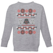 Star Wars Empire Knit Kids' Christmas Sweatshirt - Grey - 3-4 años - Gris precio