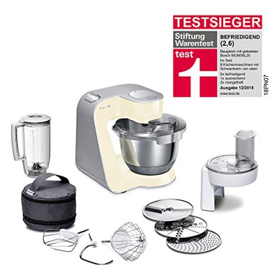 Bosch MUM58920 - Robot de cocina (1000 W, acero inoxidable), color beige