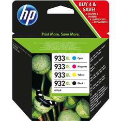 Hp - 932xl/933xl pack cartucce nero+ciano+giallo+magenta per stamapnti ink jet 825pg (c2p42ae) características