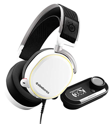 Arctis Pro + GameDAC Binaural Diadema Blanco, Auriculares con micrófono