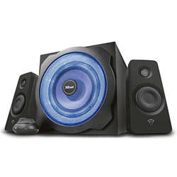 ALTAVOCES TRUST 2.1 GAMING GXT 628 TYTAN ILUMINATED RMS 60W (COMPATIBLE PC Y en oferta