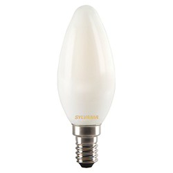 Sylvania Lámpara LED filamento Vela 4W Satin 400Lm E14 NE550589862 en oferta