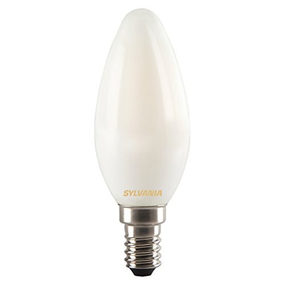 Sylvania Lámpara LED filamento Vela 4W Satin 400Lm E14 NE550589862