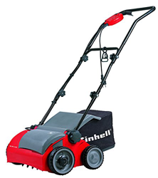 Einhell RG-SA 1433 - Escarificadora eléctrica (1400W, 230V, 3 niveles de profundidad, ancho de trabajo: 33cm, capacidad de bolsa: 28 L, con rodillo ai en oferta