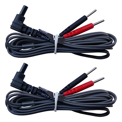 axion Cables para electroestimuladores  - para TENS EMS - electrodos con clavija de 2mm - calidad axion