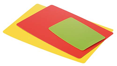 Tescoma 378878 tabla de cocina para cortar Rectangular De plástico Verde, Rojo, Amarillo - Tabla de cortar (Rectangular, Productos de pan, Queso, Carn