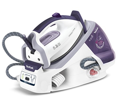 Tefal Express Easy PLUS GV7556 1.7L Suela Ultragliss Púrpura - Centro de planchado (6 bar, 1,7 L, 300 g/min, 120 g/min, Suela Ultragliss, Púrpura)