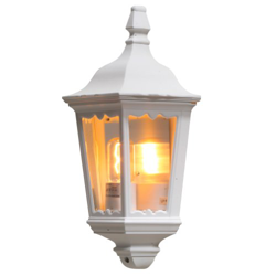 Aplique de pared ext FIRENZE forma de farol blanco precio