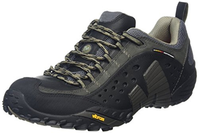 Merrell Intercept, Zapatillas de senderismo Hombre, Negro (Smooth Black), 43 EU (9 UK)