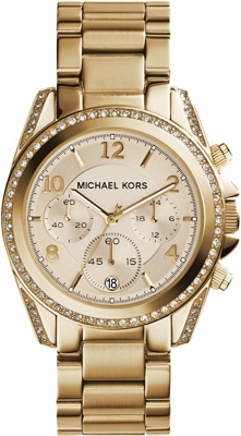 Michael Kors Damen Uhr MK5166 Blair Edelstahl goldfarben NEU