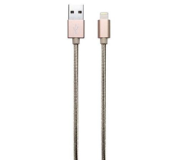 Cable lightning Temium Nylon Dorado en oferta