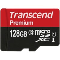 Transcend Micro SD Premium 128GB + Adaptador - Tarjeta Memoria en oferta