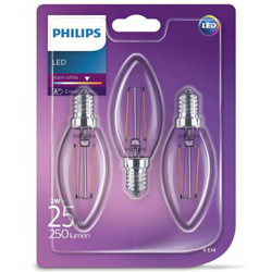 Bombillas de vela LED Phillips, 3 uds Classic 2 W 250 lm 929001238373 precio