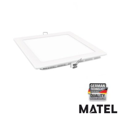 MATEL M292207 - Downlight led Aluminio Plano Blanco Cuadrado fría 18w características