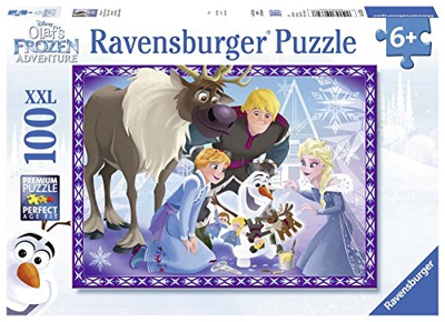 Ravensburger Puzzle 100 Piezas, Frozen Olaf (10730) , Modelos/colores Surtidos, 1 Unidad