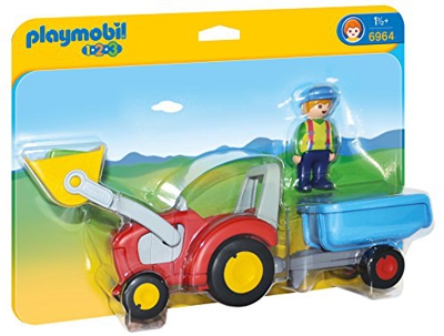 Playmobil Tractor con remolque (6964)