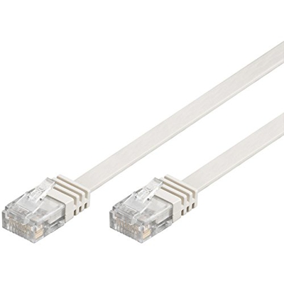 2m RJ-45 Cat6 Cable cable de red Blanco