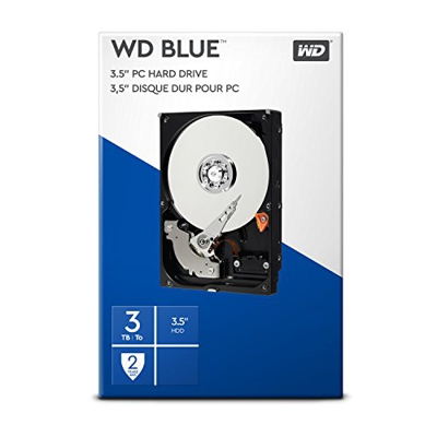 Disco duro - Western Digital Blue WDBH2D0030HNC-ERSN, 3 TB, SATA 3, 3.5", 64 MB
