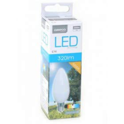 OMEGA Bombilla LED Vela E14 4w 320lm Natural características