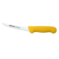 Cuchillo Deshuesador Arcos Colour - Prof  291300  de acero inoxidable y mango ergonómico COLOR  amarillo  y hoja de 14 cm precio