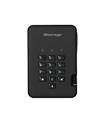 Istorage diskAshur2 1tb Móvil Disco Duro Externo en Negro - Usb3.0