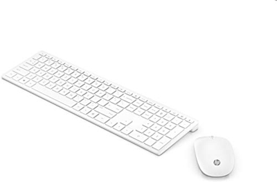 HP Pavilion Wireless Desktop Set 800 White German