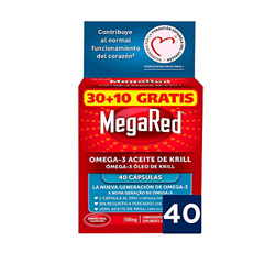 Megared Omega 3 - Aceite de Krill Complemento Alimenticio sin Regusto a Pescado 30+ 10 cápsulas gratis precio