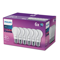 Bombillas LED Philips 6 unidades 40 W 929001234291 características