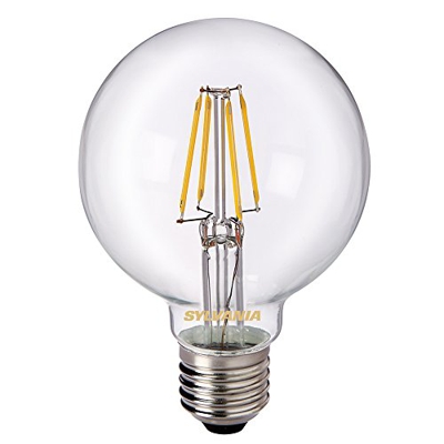 Globo LED E27 4W 827 G80 transparente