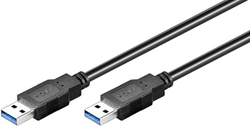 3m USB 3.0 Daten-Kabel A-Stecker auf A-Stecker Superspeed 5 Gb/s schwarz 3,0 m precio