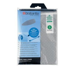 Brabantia Replacement Ironing Board Cover D 135x45cm Cotton, 2mm Foam, Metalised características