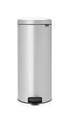 Cubo de basura con pedal Brabantia Newlcon 30 L Gris metalizado características