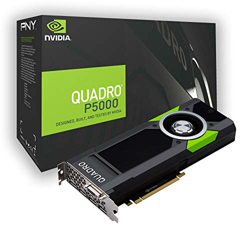 PNY Quadro P5000 Quadro P5000 16GB GDDR5X - Tarjeta gráfica (NVIDIA, Quadro P5000, 7680 x 4320 Pixeles, 16 GB, GDDR5X, 256 bit) precio