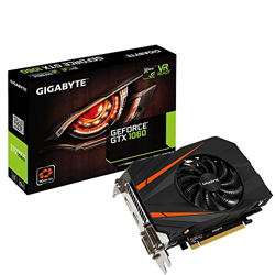 Gigabyte GeForce GTX 1060 Mini ITX 6G GeForce GTX 1060 6GB GDDR5 - Tarjeta Gráfica (GeForce GTX 1060, 6 GB, GDDR5, 192 bit, 7680 x 4320 Pixeles, PCI E características