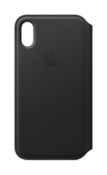 Funda - Apple MQRV2ZM/A iPhone X Leather Folio Negro características