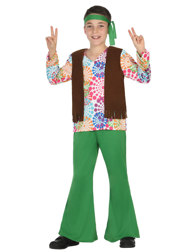 Atosa-20678 Disfraz Hippie, Color verde, 5 a 6 años (20678 en oferta