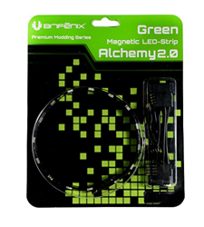 BitFenix Alchemy 2.0 Interior 15 Bombilla(s) 30 cm - Cinta Luminosa (Interior, Poliuretano, PVC, Cobre, 15 Bombilla(s), Verde, LED, 1,44 W) precio