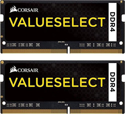 Corsair Value Select - Módulo de Memoria de 16 GB (2 x 8 GB, DDR4, 2133 MHz, CL15, SODIMM 260 Pin), Negro (CMSO16GX4M2A2133C15) en oferta