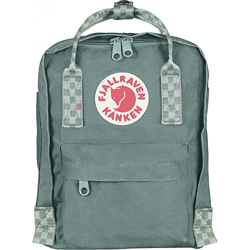 Fjällräven Kånken Mini frost green/chess pattern características