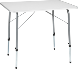 TecTake Folding Table Height-Adjustable 80x60 características