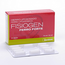 FISIOGEN FERRO FORTE Cápsulas características