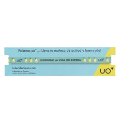 UO - Pulsera Disfruta, La Vida No Espera en oferta