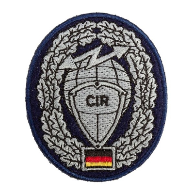 Distintivo de boina BW Cyber- und Informationsraum CIR Textil
