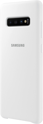 Funda de silicona Samsung para Galaxy S10+ Blanco