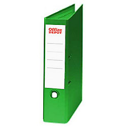 Compra Archivador de palanca Office Depot 75 mm cartón 2 anillas A4 verde  al mejor precio - Shoptize