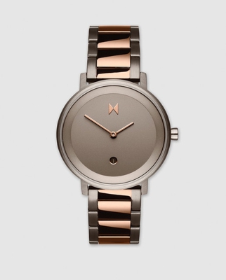 MVMT - Reloj De Mujer Signature II MF02-TIRG De Acero Rosa Y Topo