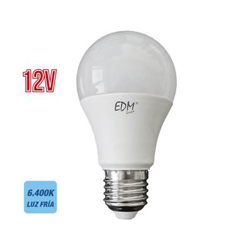 Bombilla standard LED 12v 10w E27 810 lumens 6.400k luz fria EDM precio